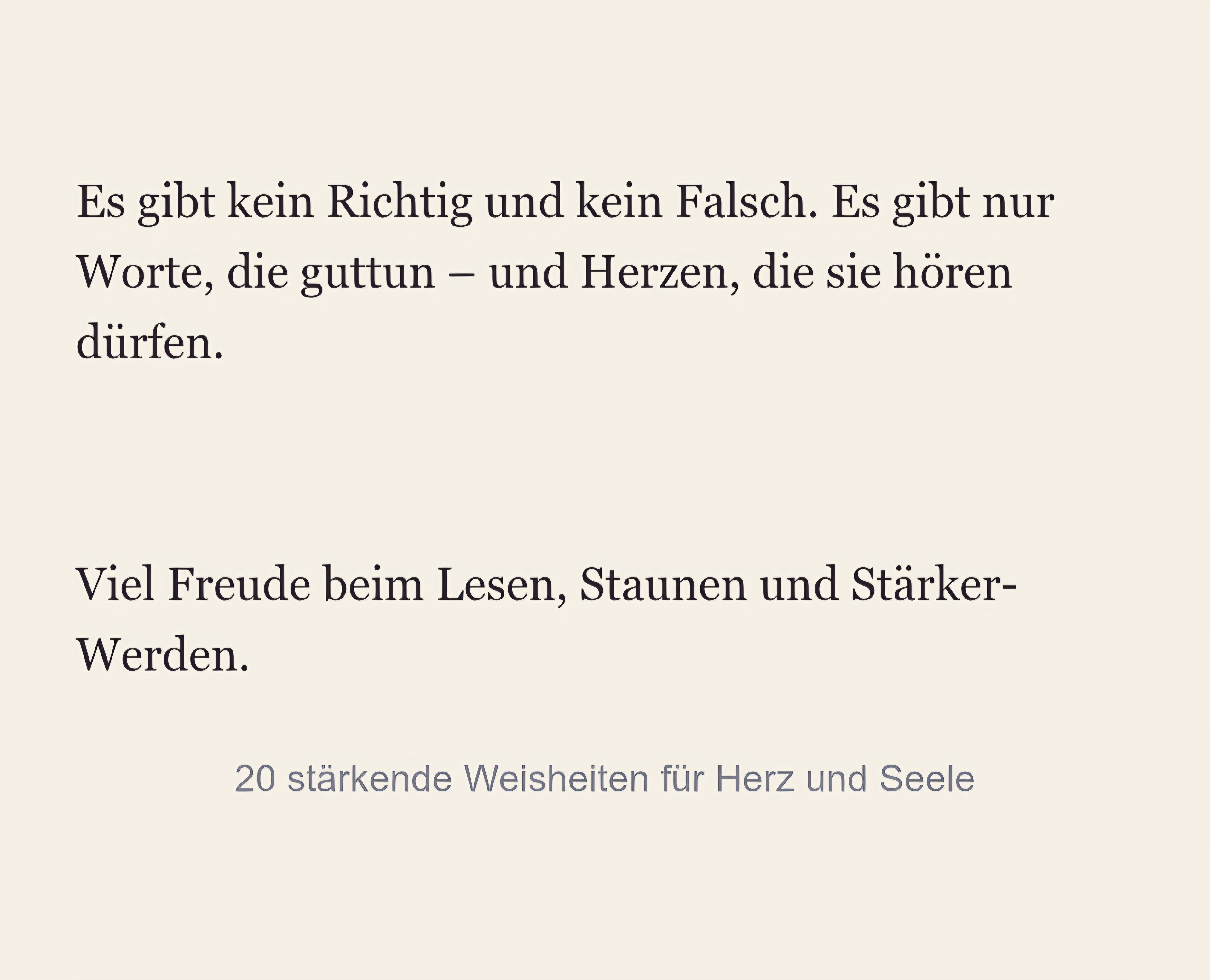 20 stärkende Weisheiten für Herz und Seele zum Audrucken und Ausschneiden (PDF-Download)